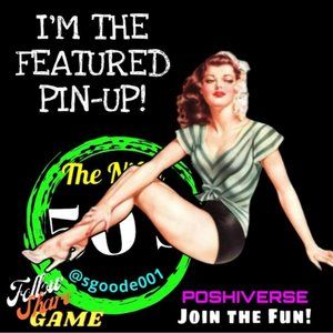 I'm the Featured "Pin Up" today! Come Play Nifty 50s!